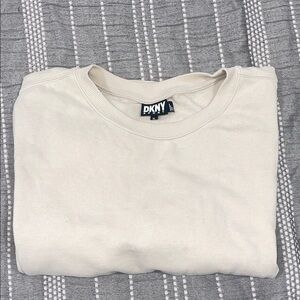 DKNY Off-White Crewneck Sweatshirt
